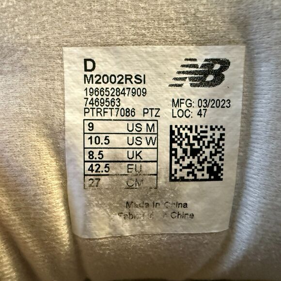 New Balance 2002R Driftwood Sandstone Tan Men's 9 Shoes Sneakers M2002RSI - Picture 7 of 7